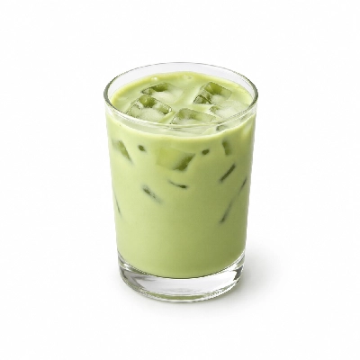 Black Sheep Coffee Iced Blueberry Matcha Latte Almond Milk Regular