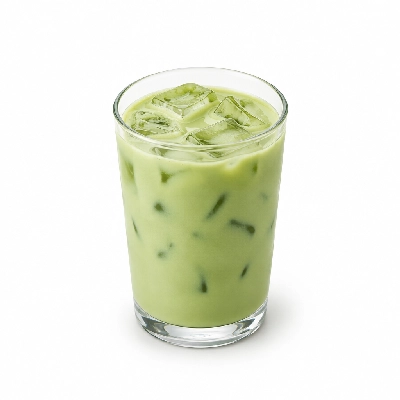 Black Sheep Coffee Iced Blueberry Matcha Latte Coconut Milk Large