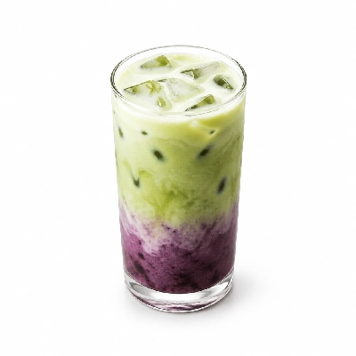 Black Sheep Coffee Iced Blueberry Matcha Latte Oat Milk Regular