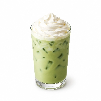 Black Sheep Coffee Iced Blueberry Matcha Latte Semi Skimmed Milk & Whipped Cream Regular