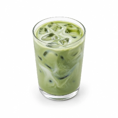 Black Sheep Coffee Iced Blueberry Matcha Latte Soya Milk Regular