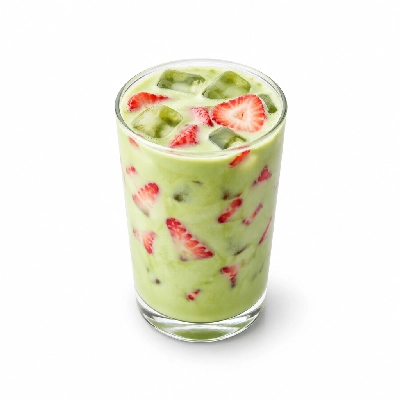 Black Sheep Coffee Iced Strawberries & Cream Matcha Coconut Milk Large