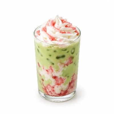 Black Sheep Coffee Iced Strawberries & Cream Matcha Oat Milk & Whipped Cream Regular