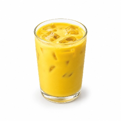Black Sheep Coffee Iced Turmeric Latte Soya Milk Large