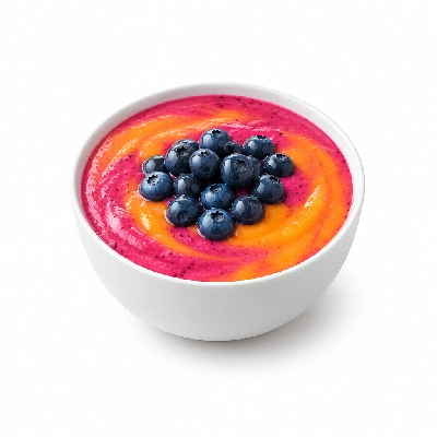 Black Sheep Coffee Mango & Dragonfruit Smoothie Bowl Blueberries