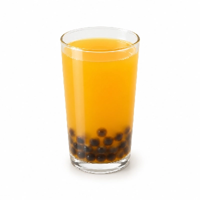 Black Sheep Coffee Mango Lychee Sunrise Bubble Tea Large