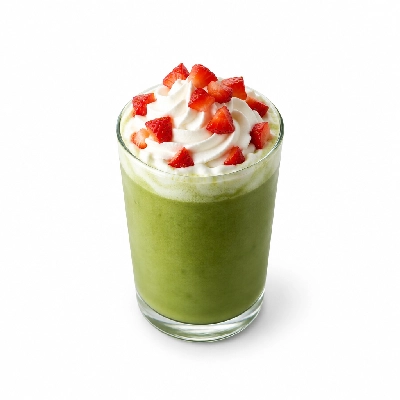 Black Sheep Coffee Strawberries & Cream Matcha Latte Oat Milk & Whipped Cream Regular