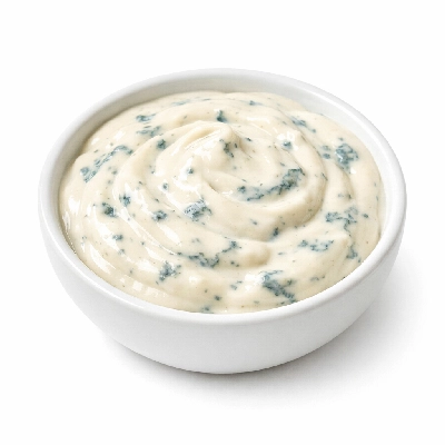 Blue cheese roquefort dressing, without salt