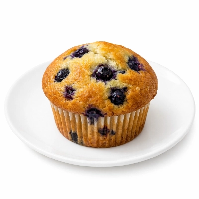 Muffins blueberry toaster-type