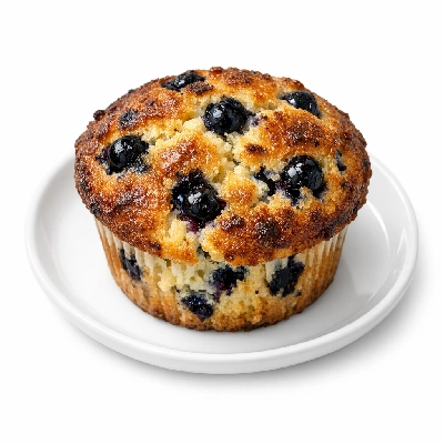 Muffins blueberry toaster-type toasted