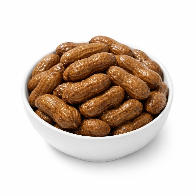 Boiled peanuts with salt