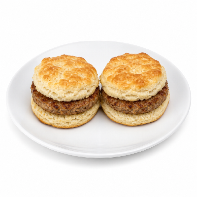 Bojangles Biscuits 2 Sausage