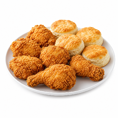 Bojangles Boxes 8 Piece & 4 Biscuit (Serves 3-5)