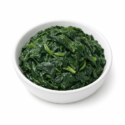 Borage cooked boiled drained without salt