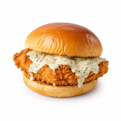 Boston Pizza Honey Dill Fried Chicken Sandwich
