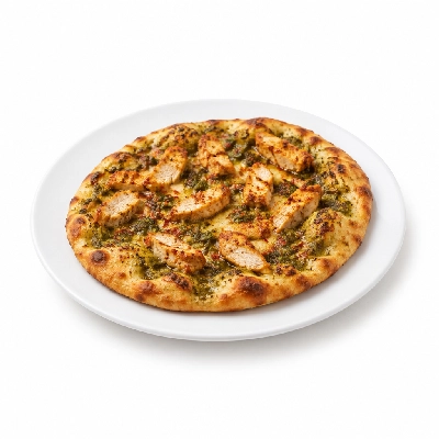 Boston's Pizza Restaurant & Sports Bar Flatbread Spicy Chicken Pesto