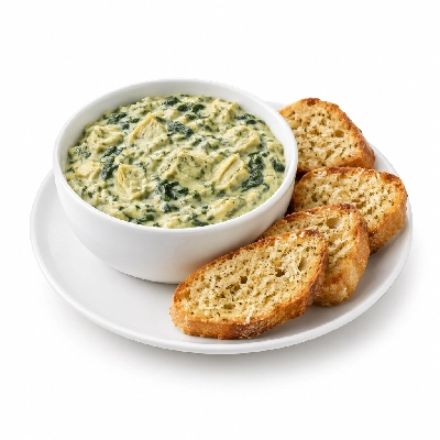Boston's Pizza Restaurant & Sports Bar Starters Spinach & Artichoke Dip with Garlic Parmesan Bread