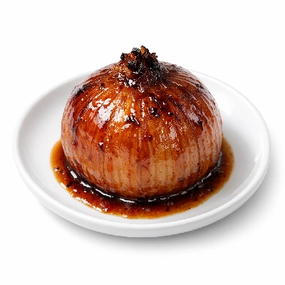 Bourbon-glazed onion