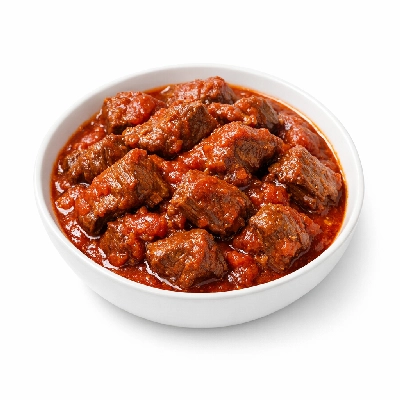 Braised beef in tomato sauce