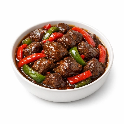 Braised Beef with Peppers