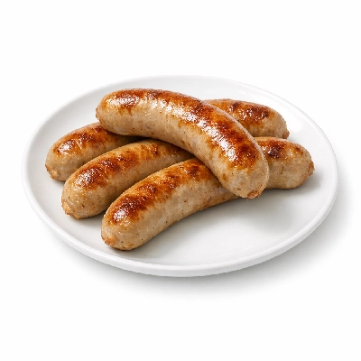 Bratwurst veal cooked