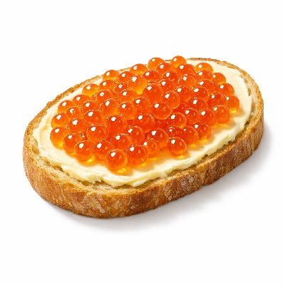 Bread with Butter and Fish Roe