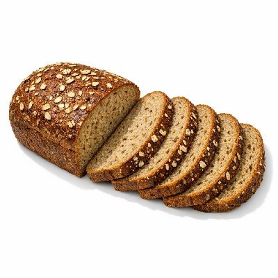Bread reduced-calorie oat bran