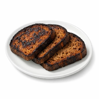 Bread rye toasted