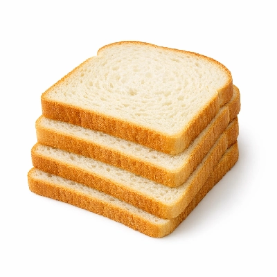 Bread white, low sodium, no salt