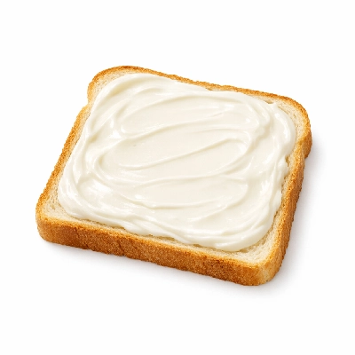 Bread with Mayonnaise Spread