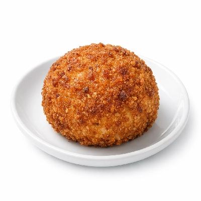 Breaded chicken meatballs