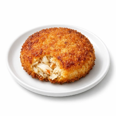Breaded crab cake