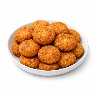 Breaded vegetable nuggets