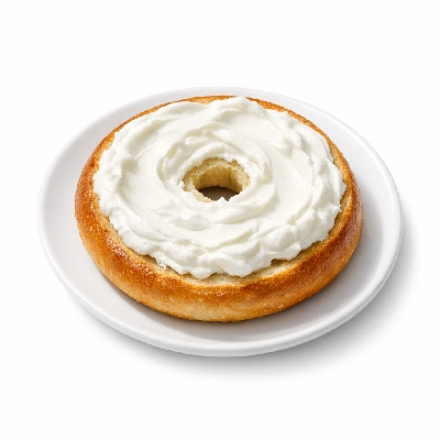 Breakfast Bagel and Greek Yogurt