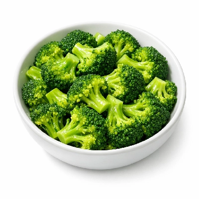 Broccoli boiled without salt
