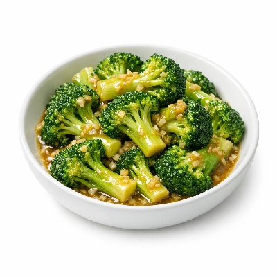 Broccoli with garlic sauce