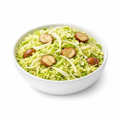 Brussels Sprouts Salad with Fennel & Chestnut