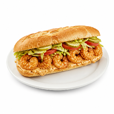Buffalo Wild Wings Bayou Po Boy with Shrimp