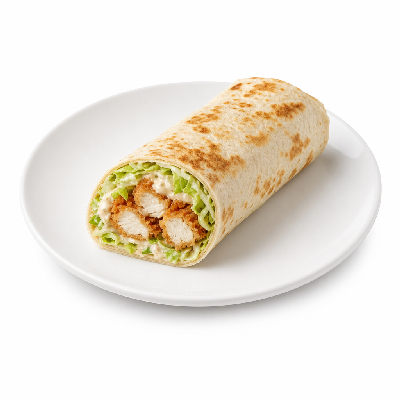 Buffalo Wild Wings Classic Chicken Wrap with Crispy Plain