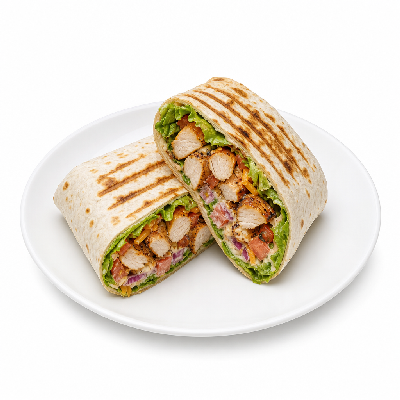 Buffalo Wild Wings Classic Chicken Wrap with Grilled Plain
