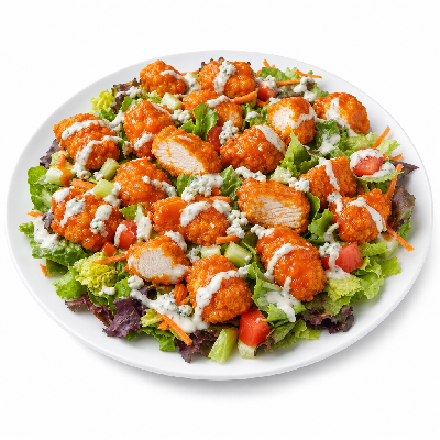 Buffalo Wild Wings Crispy Buffalo Chicken Salad with Bleu Cheese Dressing