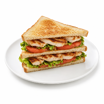 Buffalo Wild Wings Grilled Chicken Club Sandwich