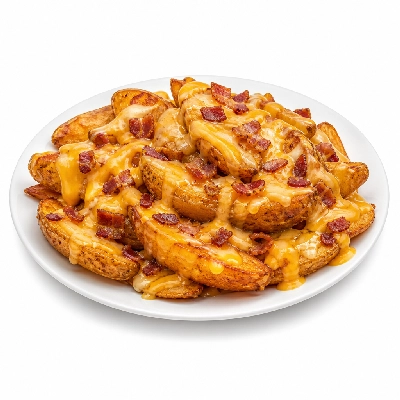 Buffalo Wild Wings Party Menu Potato Wedges with Bacon and Queso