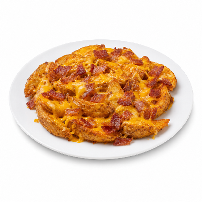 Buffalo Wild Wings Party Menu Potato Wedges with Bacon and Shredded Jack Cheddar