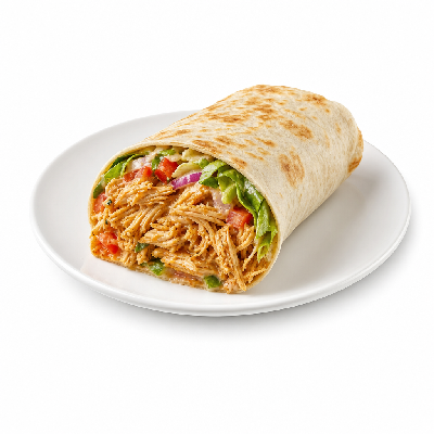 Buffalo Wild Wings Pulled Chicken Wrap