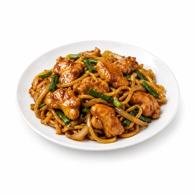 Buffets Entrees Mongolian Chicken with Noodles