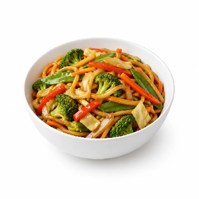 Buffets Entrees Mongolian Vegetables with Noodles
