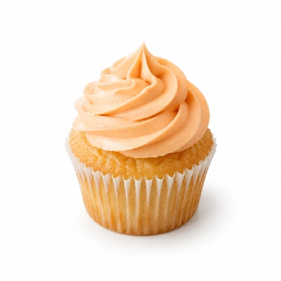 Buffets Peach Cupcake
