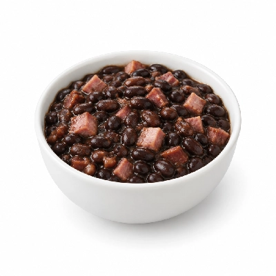 Buffets Taco Bar Black Beans with Ham
