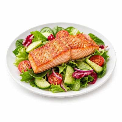 Burger Bar by Wegmans Seared Salmon Filet Salad